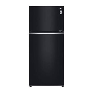 LG 547L Top Freezer Fridge in Black Glass Finish